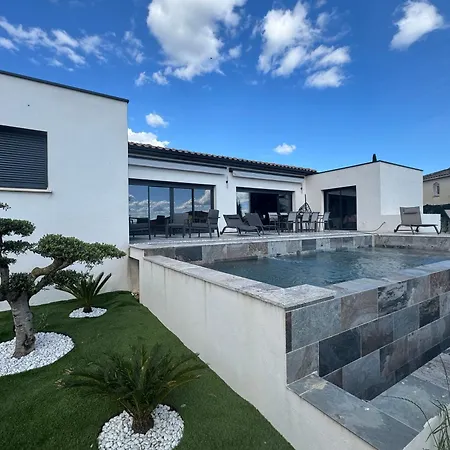 Villa Maison Moderne Piscine Chauffee